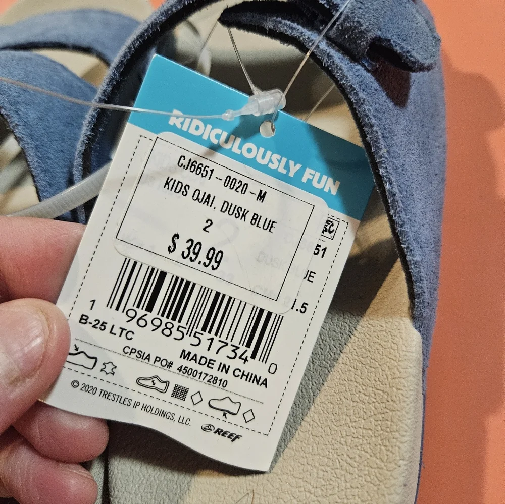 Reef Kids Ojai Sandal: BLUE/GRAY: NEW WITH TAGS: SIZE 2